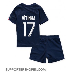 Paris Saint-Germain Vitinha Ferreira #17 Hemmatröja Barn 2022-23 Kortärmad (+ korta byxor)